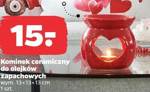Kominek ceramiczny do olejków zapachowych promocja w Netto