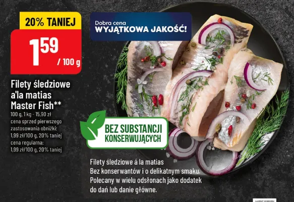 Filety śledziowe á la matias promocja w POLOmarket