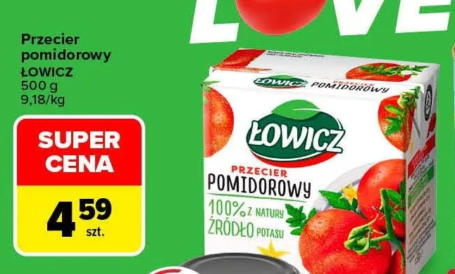 Przecier pomidorowy Łowicz promocja w Carrefour Market
