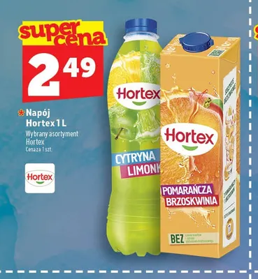 Napój Hortex promocja w TOPAZ