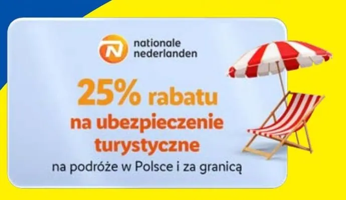 Ubezpieczenie turystyczne Nationale-Nederlanden promocja w Lidl