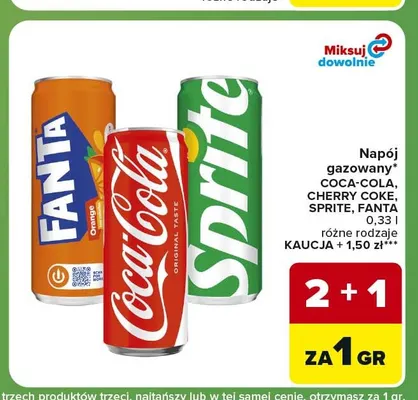 Napój gazowany Sprite promocja w Carrefour Express