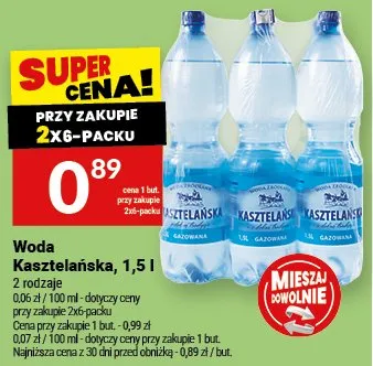Woda Kasztelańska promocja w Twój Market