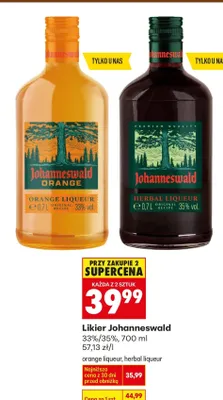 Likier orange liqueur promocja w Biedronka