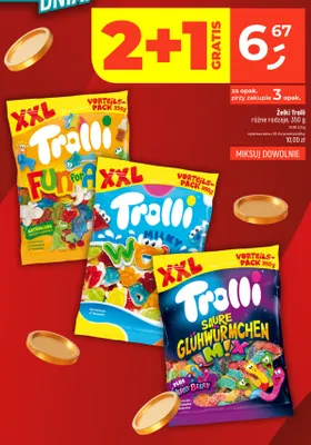 Żelki Trolli Fun for 4 promocja w Dealz