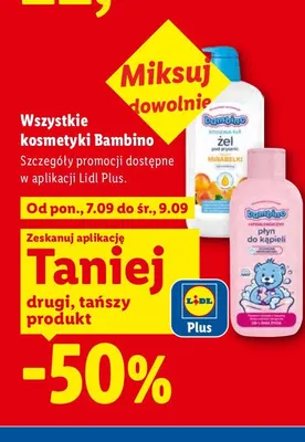 Płyn do kąpieli hipoalergiczny Bambino promocja w Lidl