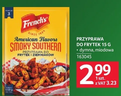 Przyprawa do frytek French's promocja w Selgros