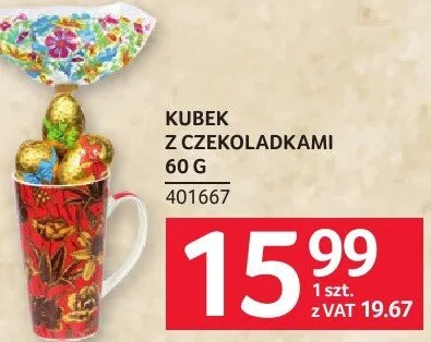 Kubek z czekoladkami 60g promocja w Selgros