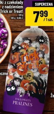 Kulki z czekolady z nadzieniem Trick or Treat! promocja w POLOmarket