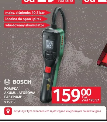 Pompka akumulatorowa EasyPump Bosch promocja w Selgros
