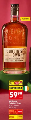 Whiskey Dublin's Own promocja w Biedronka