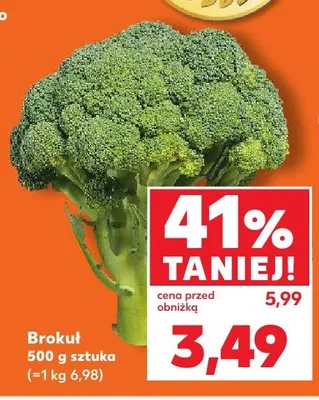 Brokuł 1 szt. promocja w Kaufland