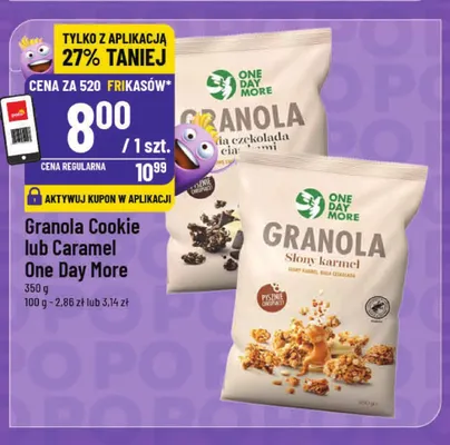 Granola Caramel One Day More promocja w POLOmarket
