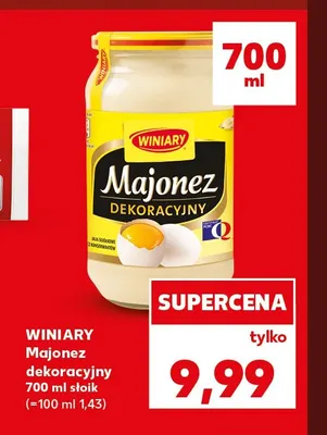 Majonez dekoracyjny Winiary promocja w Kaufland