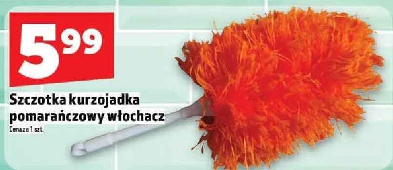 Szczotka kurzojadka pomarańczowy włochacz promocja w TOPAZ