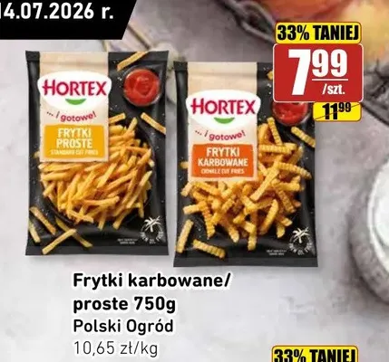 Frytki karbowane Hortex 750 g promocja w API Market