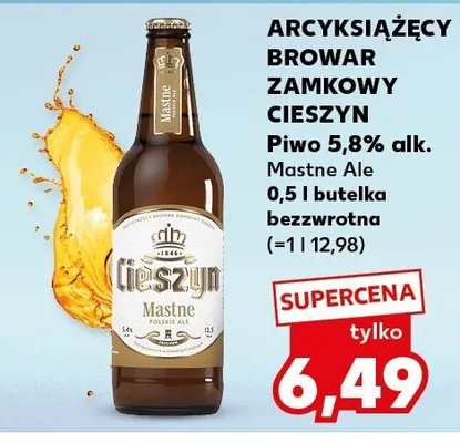 Piwo mastne ale promocja w Kaufland