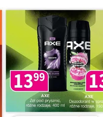 Żel pod prysznic Axe Excite promocja w Drogerie Polskie