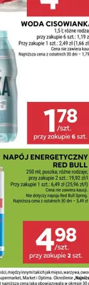 Napój energetyczny Red Bull Sugarfree 250 ml promocja w Stokrotka