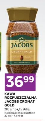 Kawa rozpuszczalna Jacobs Cronat Gold promocja w Stokrotka