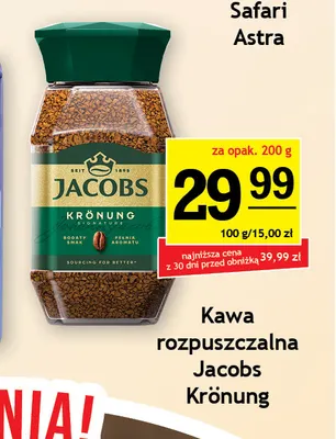 Kawa rozpuszczalna Jacobs Krönung promocja w Gram Market