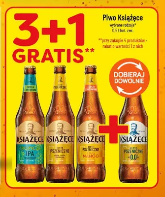 Piwo Książęce Złote Pszeniczne Nuta Mango promocja w POLOmarket