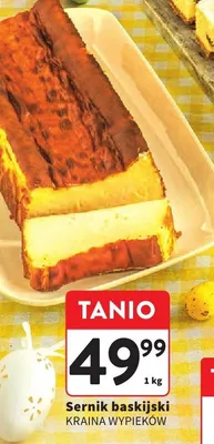 Sernik baskijski promocja w Intermarche