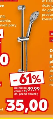 Zestaw prysznicowy promocja w Kaufland