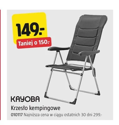 Krzesło kempingowe Kayoba promocja w Jula