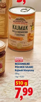Kajmak masa krówkowa z Gostynia klasyczny Regionalne Polskie Szlaki promocja w Lidl