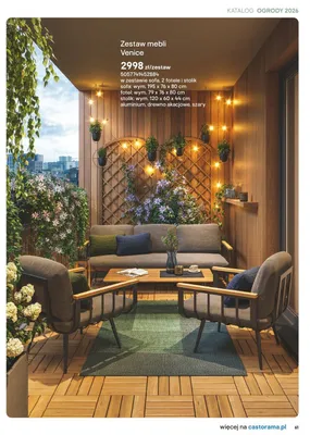 Zestaw mebli Venice promocja w Castorama