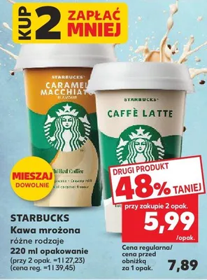 Kawa mrożona różne rodzaje promocja w Kaufland