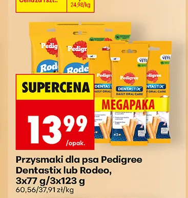 Przysmaki dla psa Pedigree Rodeo 3-pak promocja w Biedronka