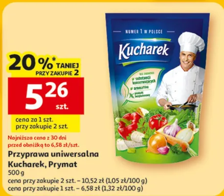 Przyprawa uniwersalna Kucharek, Prymat promocja w Auchan