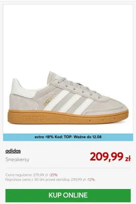 Sneakersy Adidas Spezial promocja w eobuwie.pl