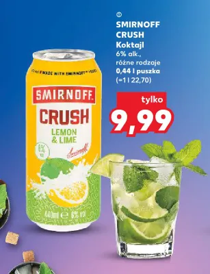 Koktajl Smirnoff Crush promocja w Kaufland