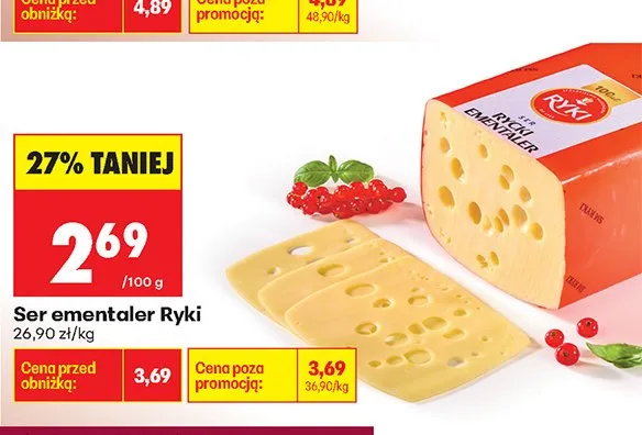 Ser ementaler Ryki promocja w Biedronka