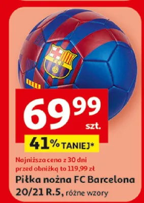 Piłka nożna FC Barcelona 20/21 R.5 promocja w Auchan