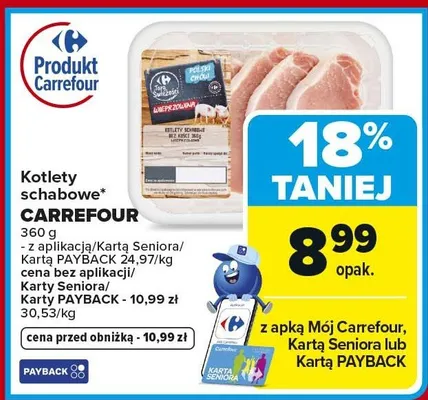 Kotlety schabowe CARREFOUR promocja w Carrefour Market