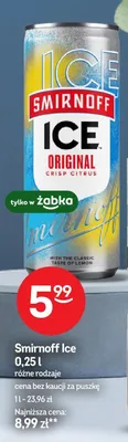 Napój Smirnoff Ice Original promocja w Żabka