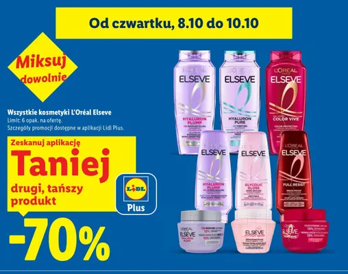Szampon do włosów L'Oréal Elseve Color Vive promocja w Lidl
