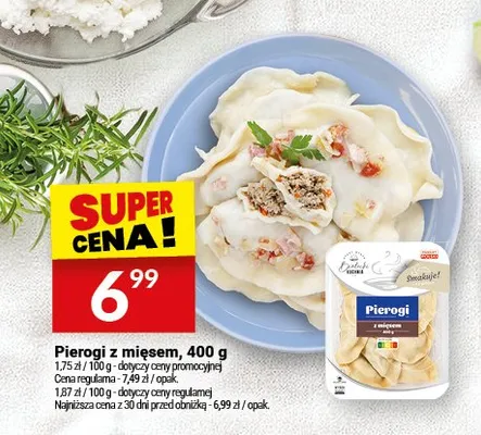 Pierogi z mięsem Białecki Kuchnia promocja w Twój Market