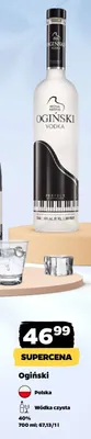 Wódka Ogiński promocja w Netto