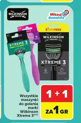 Maszynki do golenia Wilkinson Sword Xtreme 3 Sensitive promocja w Carrefour Market