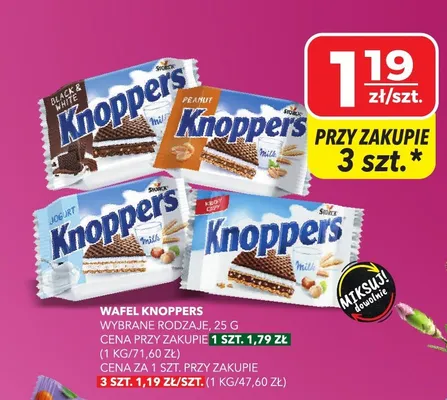 Wafel wybrane rodzaje promocja w Top Market