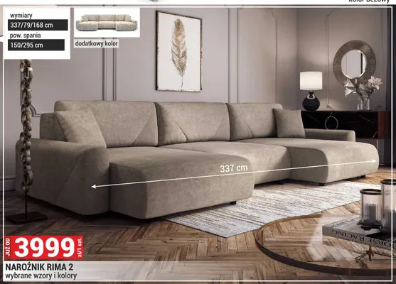 Narożnik Rima 2 promocja w Merkury Market