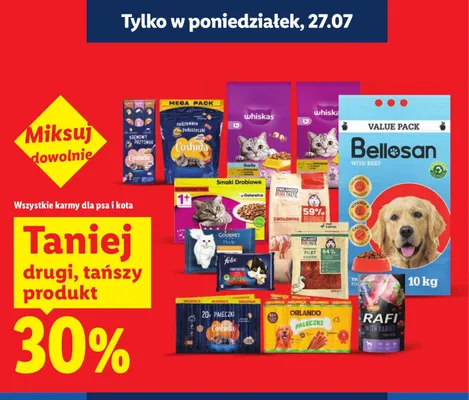 Przysmak dla kota Coshida pałeczki promocja w Lidl