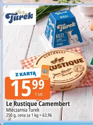 Le Rustique Camembert Mleczarnia Turek promocja w Leclerc