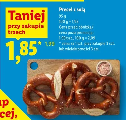 Precel z solą promocja w Lidl