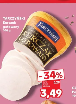 Kurczak gotowany Tarczyński promocja w Kaufland